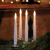 LED-Leuchtkerzen lang, 4teilig, flackernd Produktbild-Vorschau 4