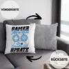 Trendation - Gamer Deko-Kissen mit Füllung 40x40 Geschenk Produktbild-Vorschau 2