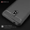 Schutzhülle Handyhülle für Nokia 2.2 Case Cover Carbon Produktbild-Vorschau 3
