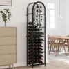 vidaXL Wijnrek voor 73 flessen, zwart, 45x36x200 cm, Productafbeelding-voorbeeld 2