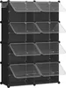HOOBRO Schuhregal mit Tür für 32 Paar Schuhe 80 x 30 x 120 Produktbild-Vorschau 1