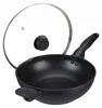Poêle wok Relaxdays avec couvercle en verre, 30 cm, Voir les images du produit 8