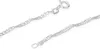 Echte 925er Sterlingsilber Singapur Kette Gedreht 45cm Produktbild-Vorschau 2