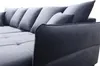 Ecksofa Schlafsofa Sofa SADIE Stoff Element Grafit Ottomane Produktbild-Vorschau 5