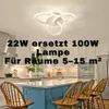 LED Deckenleuchte LED fest integriert, warmweiß, 3000K Produktbild-Vorschau 3