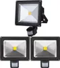 3x30W LED Strahler Fluter Spot Außenstrahler Flutlich mit Produktbild-Vorschau 1