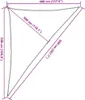 Tenda da sole 160 g/m² Rosso 4x5x6,8 m HDPE Anteprima dell’immagine prodotto 10
