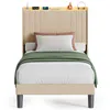 BEALIFE BF28 Lit rembourré 90x200 cm avec sommier à lattes Voir les images du produit 3