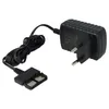 A black power adapter with a coiled cable and a charging connector. Produktbild-Vorschau