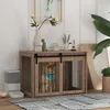 PawHut Hundekäfig Hundebox mit Schiebetür, Hundehaus mit Produktbild-Vorschau 2