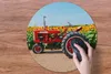 MuchoWow® Mauspad Mousepad Traktor - Rot - Sonnenblume - Produktbild-Vorschau 3