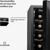 Klarstein cave à vin autonome 1 zone, petit réfrigérateur à Voir les images du produit 5