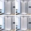 AQUALAVOS Duschkabine Eckeinstieg Falttüren 70x80cm 6mm Produktbild-Vorschau 3