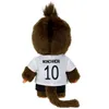 Mädchen im Fußball-Trikot | 20 cm Monchhichi Puppe mit Produktbild-Vorschau 4