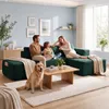 COMHOMA Ecksofa mit Schlaffunktion, 228cm Corduroy Produktbild-Vorschau 5