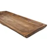 Holztablett Holzbrett Dekoschale Holzschale braun 58x22 cm Produktbild-Vorschau 8