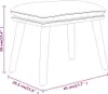 vidaXL Podnožka růžová 45x29,5x35 cm Velvet Náhled obrázku produktu 6
