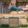 Houthok buiten met dak en 2 afdekzeilen 185x105x185cm 1m Productafbeelding-voorbeeld 7