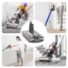 Collage of images showing a Dyson V11 vacuum cleaner and its battery. Anteprima dell’immagine prodotto