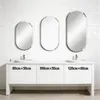 Vrygle Specchio da parete senza cornice, ovale 120×60 cm: Anteprima dell’immagine prodotto 10