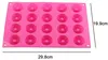 Mini Silikon Backform Blumenförmig, 20 Mulden, Produktbild-Vorschau 5
