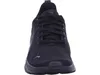A front view of a black Puma running shoe against a white background. Produktbild-Vorschau