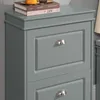 Close-up view of two drawers on a gray cabinet. Produktbild-Vorschau