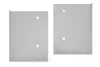 Two identical metal steps with holes for mounting, shown against a white background. Náhled obrázku produktu