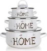 Set di stoviglie smaltate per banchetti Home Coll., 6 pz Anteprima dell’immagine prodotto 1