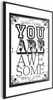 Posterpapier Poster - You Are Awesome 21x30 cm Text Produktbild-Vorschau 1