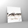 Bilder auf glas - Hirsch Winter Tierwelt Landschaft - Produktbild-Vorschau 4