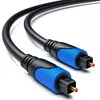 deleyCON 2m Optisches Digital Audio Kabel SPDIF 2x Toslink Produktbild-Vorschau 1