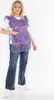 Chasuble Schürze mit Rüsche geblümt 2 Taschen seitlich Produktbild-Vorschau 6