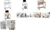 DURABLE SYSTEM Computer Trolley 80 VH grau5 silber Produktbild-Vorschau 13