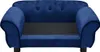 vidaXL Sofa dla psa niebieska 72x45x30 cm pluszowa Podgląd zdjęcia produktu 5
