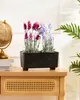 HowHomely | Jardinière - Salvia - 28,5x17 cm - Anthracite - Voir les images du produit 4