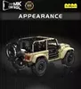 A tan off-road vehicle with the doors removed, shown from a side-rear angle against a dark background. Voir les images du produit