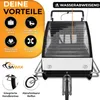 SAMAX Príves na bicykel 2v1 Jogger - v bielej/čiernej farbe Náhľad obrázku produktu 6