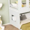 Weißes Kinderhausbett mit Rutsche und Fallschutz, inklusive Produktbild-Vorschau 10