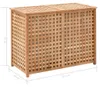 kôš na bielizeň vidaXL 87,5x46x67 cm z masívneho orechového Náhľad obrázku produktu 7