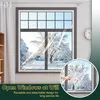 Fensterisolierfolie 100 x 100 cm - mit Klettverschluss - Produktbild-Vorschau 4