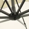 Schirmdach für ecrufarbenen Sonnenschirm 3x3 m - Oviala Produktbild-Vorschau 3