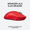 Logitech Pro X Superlight WRLS G Mouse - RED - EWR2-934 - Produktbild-Vorschau 8