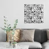 DEQORI Hybrid Leinwand Bild 50x50 cm 'Kühne Abstraktion' Produktbild-Vorschau 3