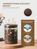 Kaffeedose Glas 900ml Luftdicht mit Ventil für Kaffeebohnen Produktbild-Vorschau 3