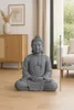 NEUSTEIN XXXXL Buddha 100 cm Steinoptik Garten Deko Figur Produktbild-Vorschau 3