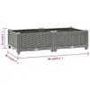 Hochbeet 80x40x23 cm Polypropylen Produktbild-Vorschau 8