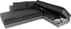 Federkern Ecksofa Doppelbett Dauerschläfer Bettkasten Couch Produktbild-Vorschau 7