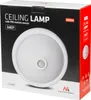 The image shows the retail packaging of a ceiling lamp with a PIR motion sensor. Náhled obrázku produktu