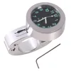 1pc moto d'argent étanche guidon Glow Mount montre Voir les images du produit 2